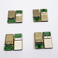 Conector USB 3,1 tipo C, 24 Pines, macho, conector de Audio tipo C, placa de correa estirada, versión de Audio