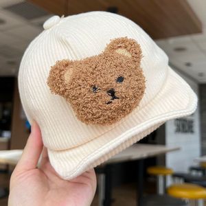 Gorros para Niñas, Accesorios Infantiles, <span class=keywords><strong>Gorro</strong></span> de Pana para Bebé, <span class=keywords><strong>Gorro</strong></span> de Dibujos Animados de Oso para Niños, <span class=keywords><strong>Gorro</strong></span> de <span class=keywords><strong>Invierno</strong></span> para Niños - Product Image 4