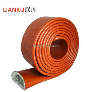 <span class=keywords><strong>Manchon</strong></span> tressé en verre E de haute qualité en usine Protection contre l'incendie Utilisation industrielle Gaine en fibre de verre durable flexible à haute pression - Product Image 6