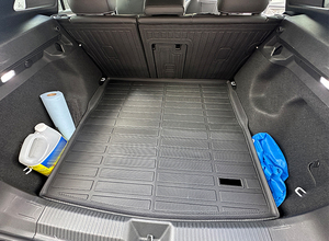 Fourniture directe d'usine Auto Accessoires carpete de carro da 3D TPE revêtements de sol de voiture tapis de coffre Tapis de botte Utilisation pour <span class=keywords><strong>Volkswagen</strong></span> ID4 - Product Image 5