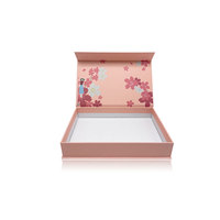 Boîte cadeau magnétique en papier rigide recyclable de luxe avec impression UV spot de différentes formes et couvercle à fermeture magnétique pour l'emballage de cosmétiques