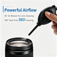 Souffleur d'air anti-poussière en silicone pour appareils photo, objectifs, claviers, téléviseurs, moniteurs, écrans LCD