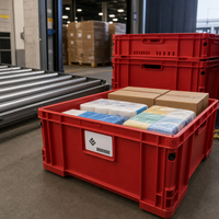 Individuell Bedrucktes UHF-RFID-PVC-Etikett Tintenstrahl-Bedruckbares Label für Supermarkt-Körbe Industrielle Lager-Logistik-Verfolgung