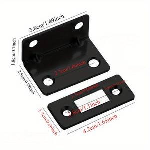 Fermeture magnétique ultra-fine en acier inoxydable pour porte et armoire, pour cuisine et salle de bain, installation facile - Product Image 2