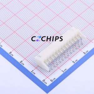 S13B-XH-A(LF)(SN) Wire-to-Board Pin Header Bent Lead Through Hole,P=2.5mm Connector 1x13P 2.5mm Right Angle Insert XH - Product Image 2