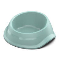 Gamelle pliable antidérapante pour chat et chien, fabrication italienne, motif solide, distributeur de nourriture portable pour animaux de compagnie, voyage, oiseaux, poulets