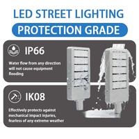 Luminaires LED de rue étanches IP66 SMD5050 XINDECO XD-LD02 60W-240W 150lm/w 3000-6500K pour routes urbaines et parkings