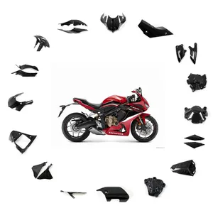 For CBR650RR CBR500 RR 2016 2017 2018 New Motorcycle Body parts 100% Carbon fiber Black Fairing Kit