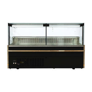 ตู้แช่อาหารร้อนสำหรับร้านขายเนื้อ ไก่ปรุงสุก ตู้โชว์อาหารแบบตั้งโต๊ะ มุมฉาก พร้อมตู้แช่เย็น - Product Image 2