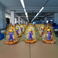 Figurine en PVC de Son Gohan Super Saiyan Dragon Ball Z de 36 cm, modèle de jouet, poupée, figurine, ornement, décoration d'intérieur