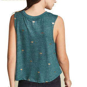 Débardeur en jersey pour femmes de haute qualité pour l'entraînement au gymnase conception d'impression personnalisée couleur unie en vente - Product Image 3