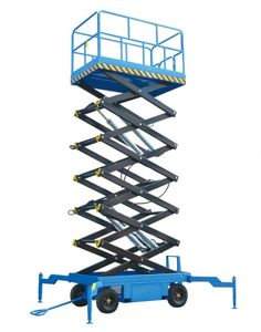 Hoge Hoogte Onderhoud Mobiele Shear Vork <span class=keywords><strong>Lift</strong></span> 4-16M Schaarlift Elektronische Hydraulische Met Landingsplatform - Product Image 1