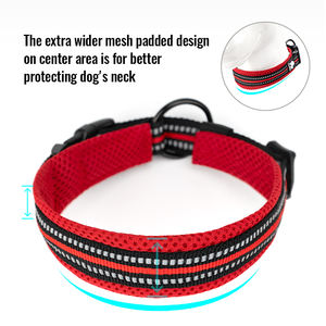 Truelove, venta al por mayor, transpirable, de liberación rápida, <span class=keywords><strong>Collar</strong></span> para mascotas, cómodo, hebilla reflectante, acolchado, moda, <span class=keywords><strong>Collar</strong></span> de perro de nailon ajustable - Product Image 3