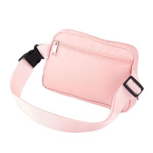 Custom Logo Waterproof Unisex Nylon Sport Chest Belt Bum <b>Pouch</b> Fanny Pack Crossbody Everywhere <b>Men</b> Women Waist Bag - Product Image 1