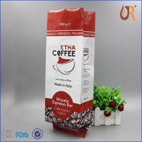 Paquet de café en aluminium de capsule arabe instantanée Impression personnalisée Emballage de café 500g
