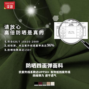 Conjunto Deportivo para Mujer Disko, Cortavientos para Exteriores, UPF50, con Capucha, Transpirable, de Secado Rápido, para Ciclismo, Uso Casual, Color Sólido - Product Image 4