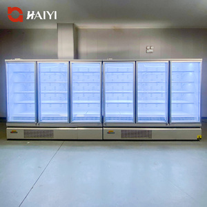 Commercial Supermarket Open Chiller Adjustable Shelves Multi-deck Air Cooling Refrigerated Display Case - Product Image 1