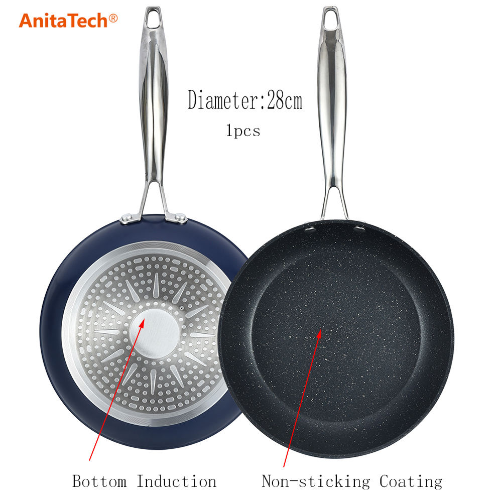 Blue 28cmFRYPAN&LID  (1 pcs)