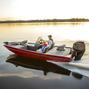 2025 bateau de pêche à l'achigan à coque en aluminium de haute qualité avec grand espace de stockage skiff d'aviron et moteurs hors-bord - Product Image 2