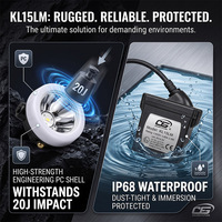 Lampe frontale minière KL15LM ATEX CE IP68, 15AH, 540Lm, 4 modes, LED, pour l'exploitation minière souterraine