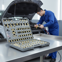 Kit de 109 pièces universel pour la détection de fuites de réfrigérant automobile et la vérification des systèmes de climatisation