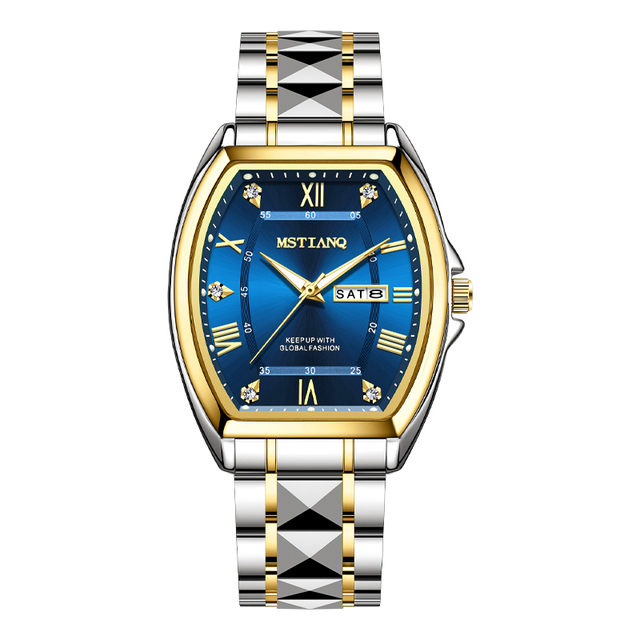 Luxury Stainless Watches for Man Luminous Waterproof Men Watch Sports Case Men's Quartz Watch