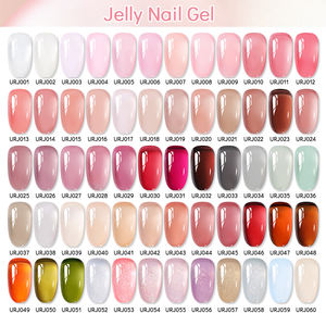 UR SUGAR 15ml <span class=keywords><strong>Vernis</strong></span> Gel Transparent Couleur Nude <span class=keywords><strong>Semi</strong></span>-<span class=keywords><strong>Permanent</strong></span> Effet Gelée pour Nail Art – Fabrication OEM - Product Image 2