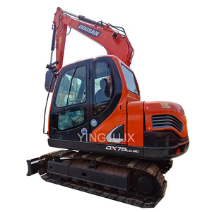 Excavadora Pequeña de Segunda Mano Doushan Dx75, Excavadora de Orugas Doosan75 de Tamaño Mediano - Product Image 1