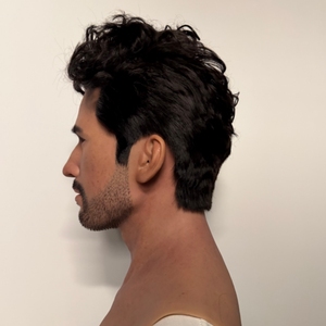 Máscara Facial Humana Realista de Silicona con Cabello |   Cubrecabezas Suave para Hombre y Mujer, Uso Diario, Maquillaje Natural, Disfraz para Halloween - Product Image 6