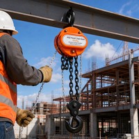 Assurance qualité, support de chaîne fluide et sans interférences, palan à chaîne rond sur mesure