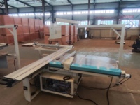 Scie à panneaux horizontale automatique pour le travail du bois, machine de découpe du bois de haute précision avec moteur pour armoires chinoises