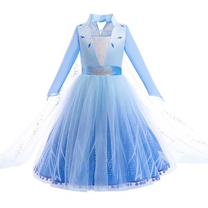 women's light blue winter princess dress with snowflakes Unique Royal Blue Off-the-shoulder Sequins Prom Dress with Slit main image 0