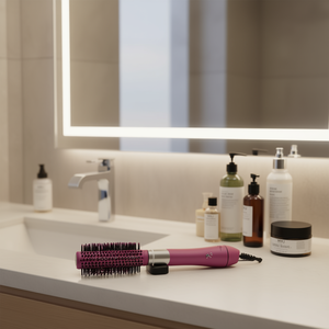 MNJ Electric Hair Brush Round Barrel 25mm Heat Styling Tool For Curling And Volume 12Pcs Set - Product Image 2