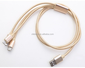 Cable USB-C Multifuncional 3 en 1 al por Mayor, Cable de Carga Rápida Tipo C para iPhone 17 16 15 14 y <span class=keywords><strong>Samsung</strong></span> - Product Image 1