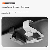 Clip universel pour lunettes de soleil et cartes, à fixer sur pare-soleil de voiture – Meilleure vente