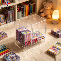 Distributeur de boosters en acrylique, organisateur et rangement pour boosters de cartes à collectionner, cartes sportives et plus encore