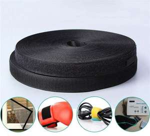 Factory Wholesale Eco-Friendly Fireproof Flame Retardant Hook <strong>Loop</strong> Tape Fastener Double Sided Adhesive Competitive Price Heat - Product Image 1