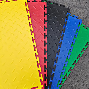 Plancher de garage à emboîtement en PVC Carrelages de sol robustes Revêtement de sol en vinyle intérieur industriel de 6mm Garage et hangar de nombreux types - Product Image 2