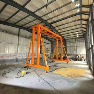 Grue à <span class=keywords><strong>portique</strong></span> mobile à double poutre de 45 tonnes pour levage d'objets lourds, hauteur de levage de 20 m, structure stable, fonctionnement simple - Product Image 3
