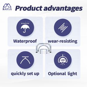 Columna de arco inflable hermética para carreras de caballos, inicio y fin, columna de aire publicitaria inflable - Product Image 4