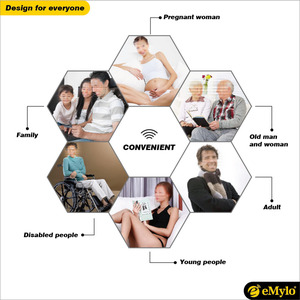 Emylo thông minh không dây RF chuyển đổi từ xa AC 12V 2-kênh điều khiển <span class=keywords><strong>Relay</strong></span> NFC Mạng 10A Max hiện tại Trắng CE chứng nhận mô hình aa038 - Product Image 4