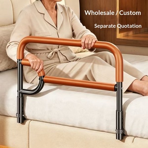 MSMT Bed Rails for Elderly Adults - Bed Assist Rail with Dual Handrails & Fall Prevention Guard Bed Assist bar with Storage Bag - Product Image 6