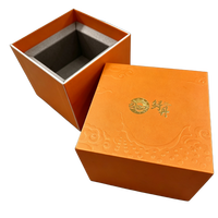 Boîte en carton doré pour montre, emballage haut de gamme en carton doré, boîte pour flacon de parfum, impression UV, cadeaux de mariage, boîte cadeau beauté