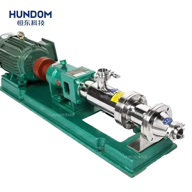 Horizontal Single Screw Pumps And Rotor Single Screw Pumps For High Concentration Materials And Granular Materials Transmission