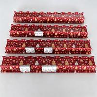 Nouvelle règle de Mahjong de Noël 20 pouces en forme de U, cadre en acrylique ondulé, style classique, accessoires de jeu deux-en-un pour 4 joueurs, transparent