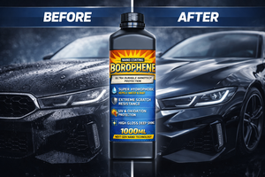GRAPHONEX BOROPHENE Formule de lavage auto super-hydrophobe Dites adieu aux taches d'eau et aux dépôts de saleté 1000ml Durée de conservation de 10 ans - Product Image 3