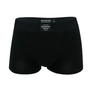 sexy mature classic cheap men's underwear boxers Pure Black Basic Men's Briefs & Boxers