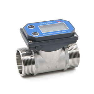 ZJSUS-BT01 40mm家庭用灌漑ウォーターメーターパドルホイールタービンデジタルフローメーター用熱冷流体水パルスRS485 - Product Image 1