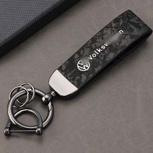 Nouveau porte-clés de voiture en cuir haut de gamme, luxe léger, créatif, personnalité simple, universel, compatible avec Audi, Mercedes-Benz, BMW, nouveau - Product Image 6