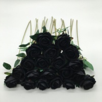 QIDA TM101 20 PCS Rose Großhandel Künstliche Rosen Seiden blumen Rote einzelne Rose Blumen für Home Wedding Decoration Party